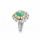 Emerald Astraea Cocktail Ring