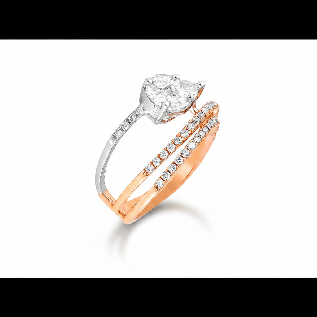 Caspian Pear Ring