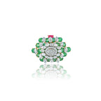 Enchanted Emerald Diamond Ring