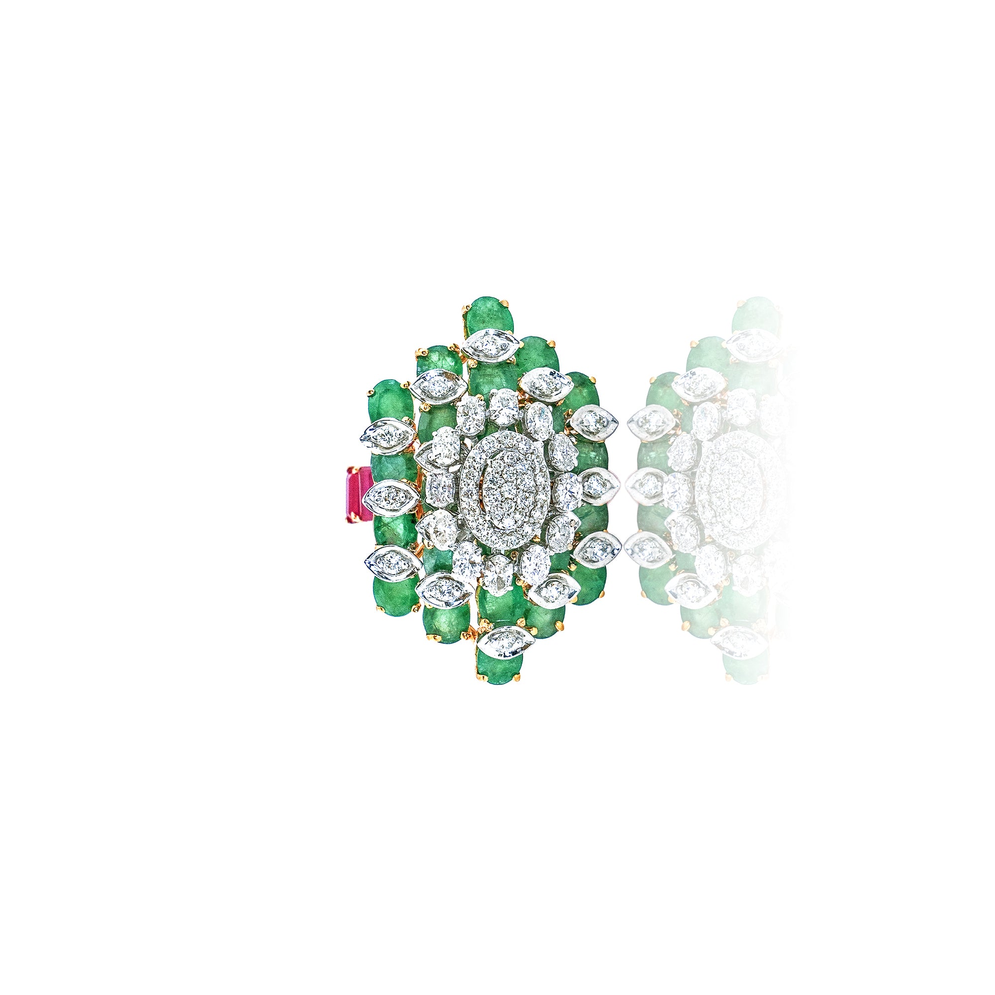 Enchanted Emerald Diamond Ring