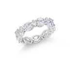 Marquise Trellis Eternity Ring