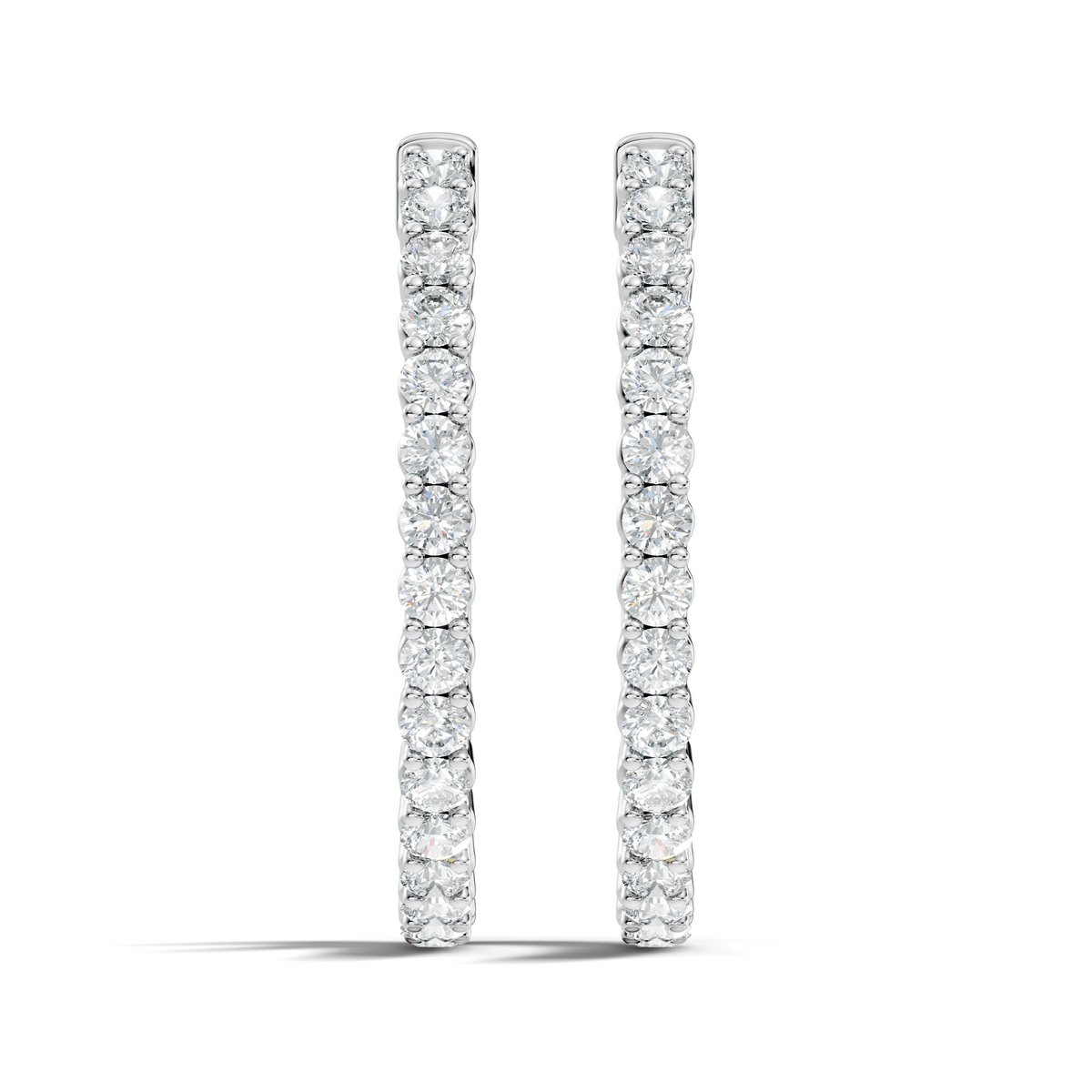 Glare Crescent Hoops