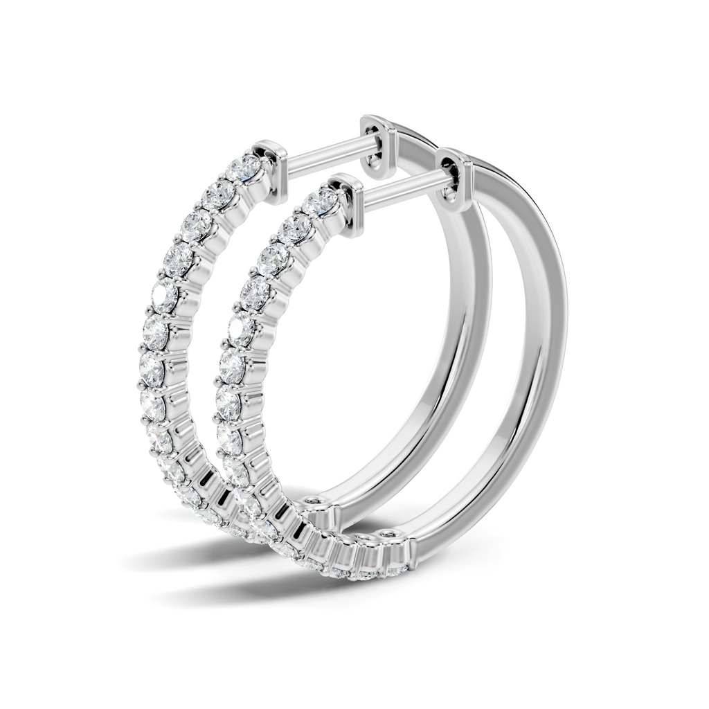 Glare Crescent Hoops