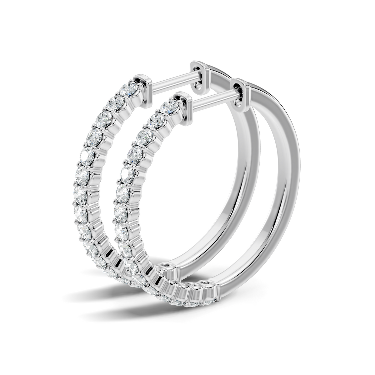 Glare Crescent Hoops