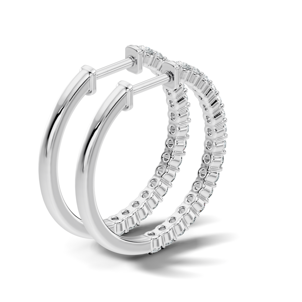 Glare Crescent Hoops