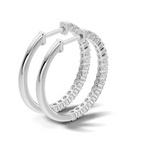 Glare Crescent Hoops