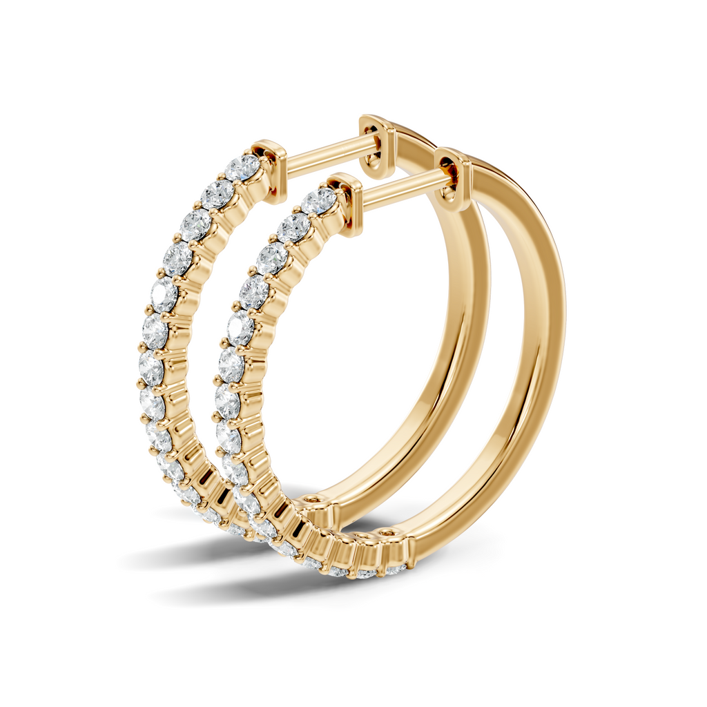 Glare Crescent Hoops