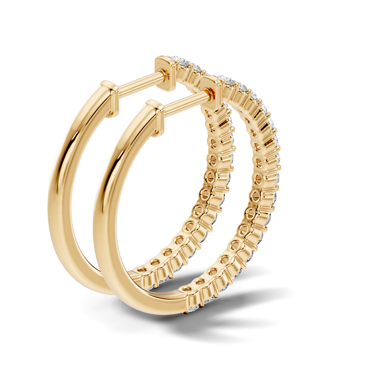 Glare Crescent Hoops
