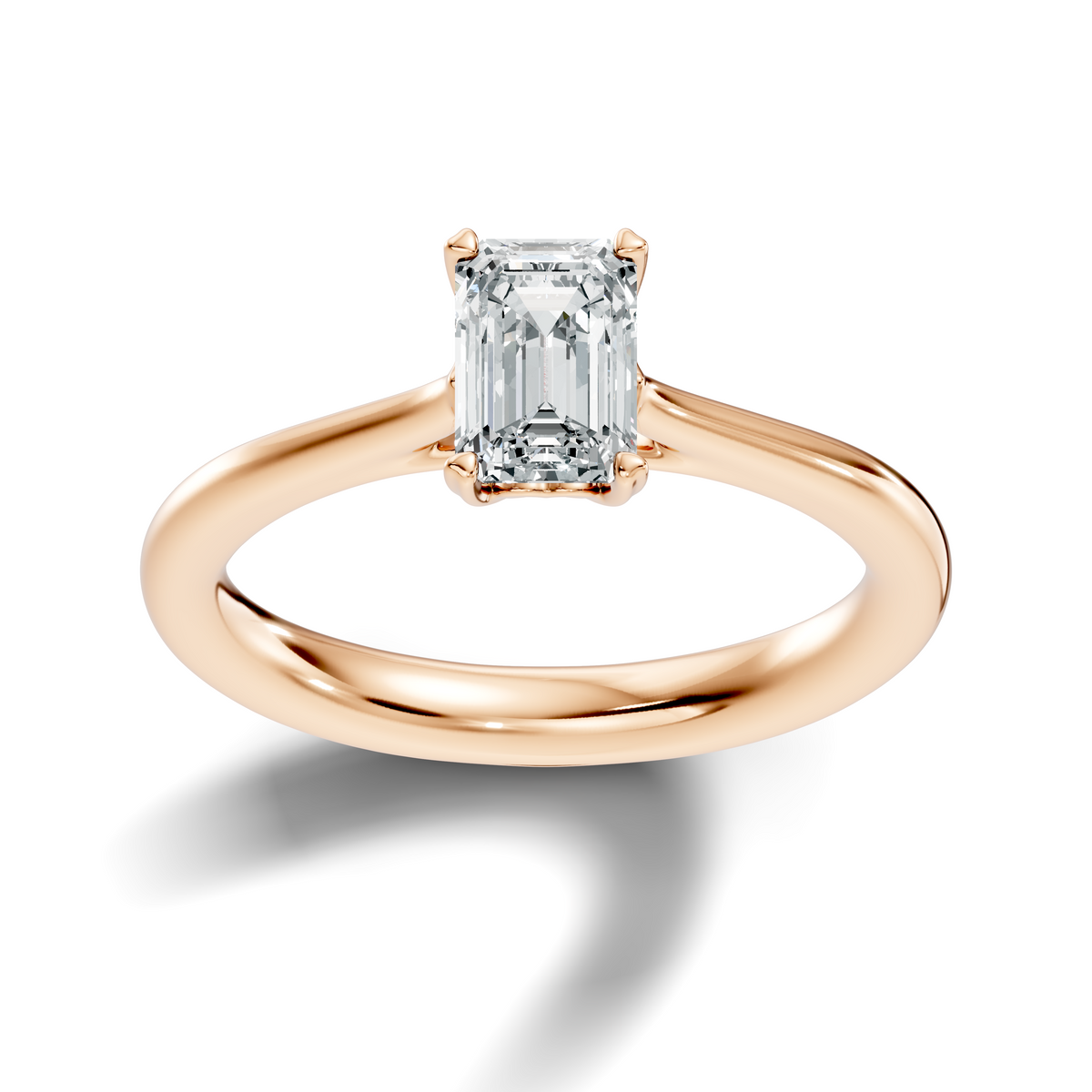 Amour Emerald-Cut Solitaire