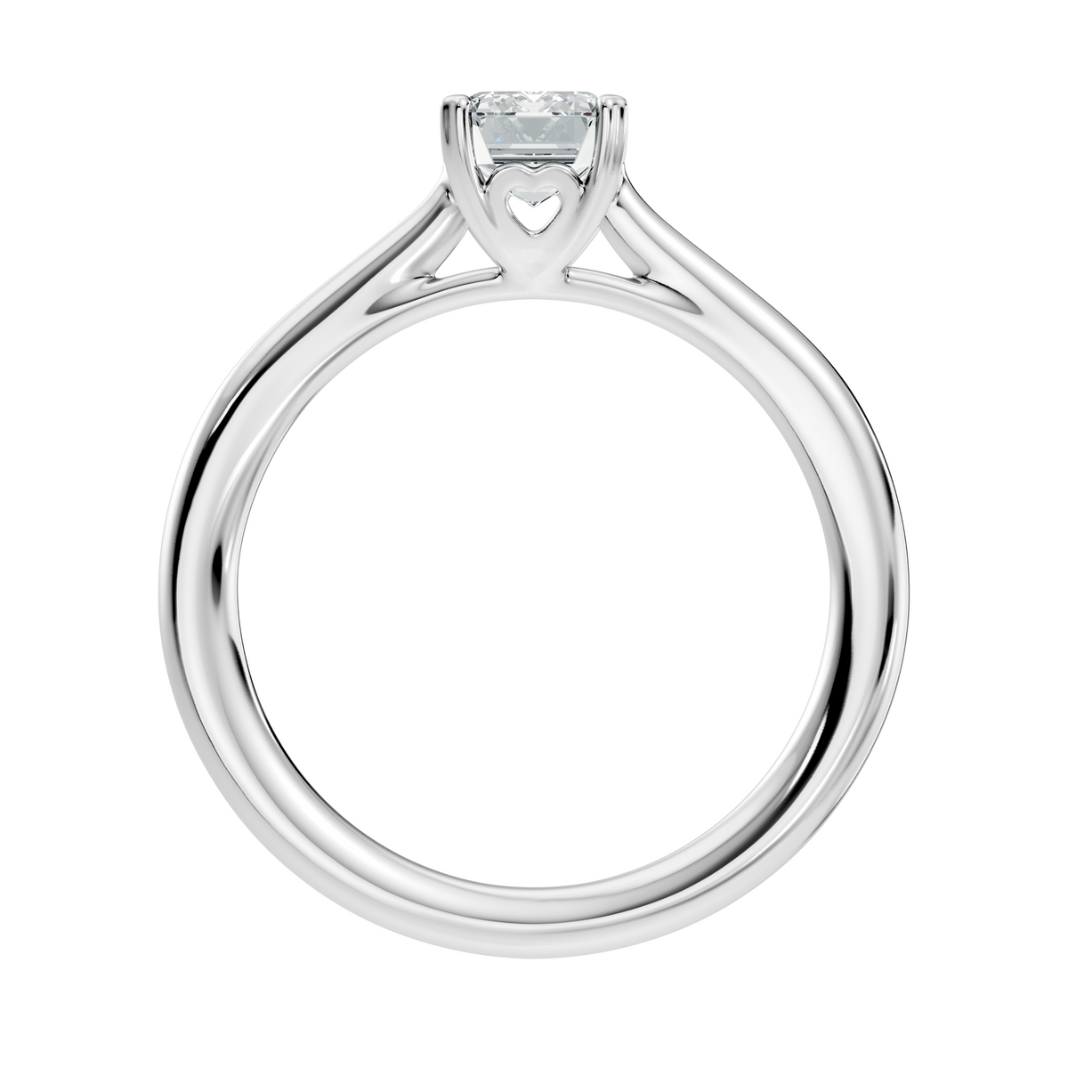 Amour Emerald-Cut Solitaire