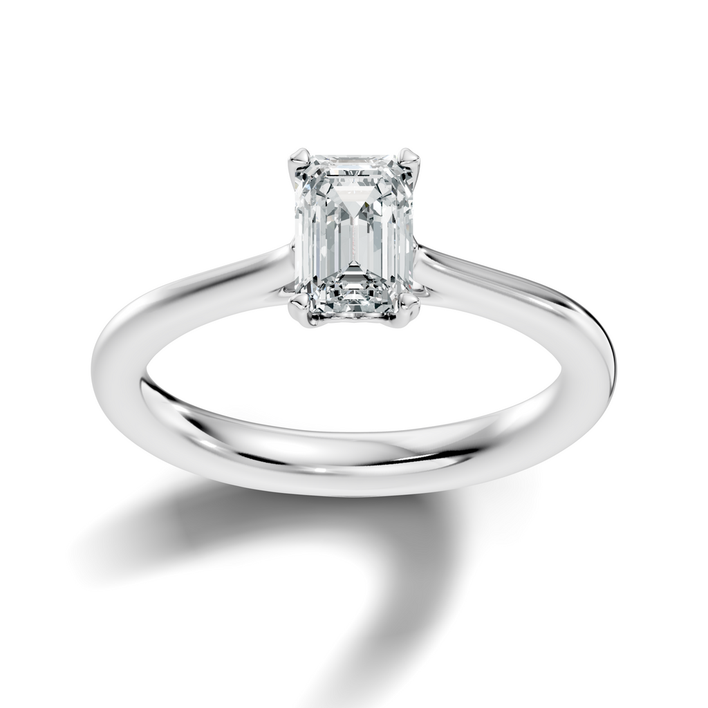 Amour Emerald-Cut Solitaire