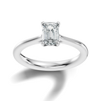Amour Emerald-Cut Solitaire