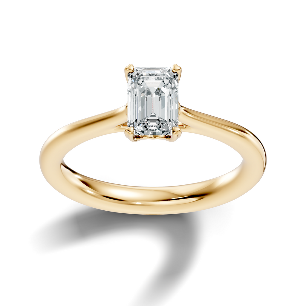 Amour Emerald-Cut Solitaire