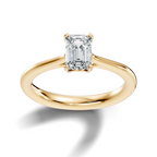 Amour Emerald-Cut Solitaire