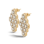Lattice Shield Earrings