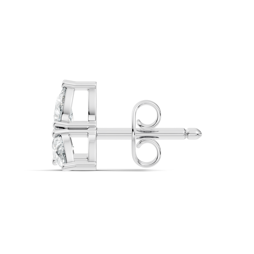 Pear-Cut Trinity Studs