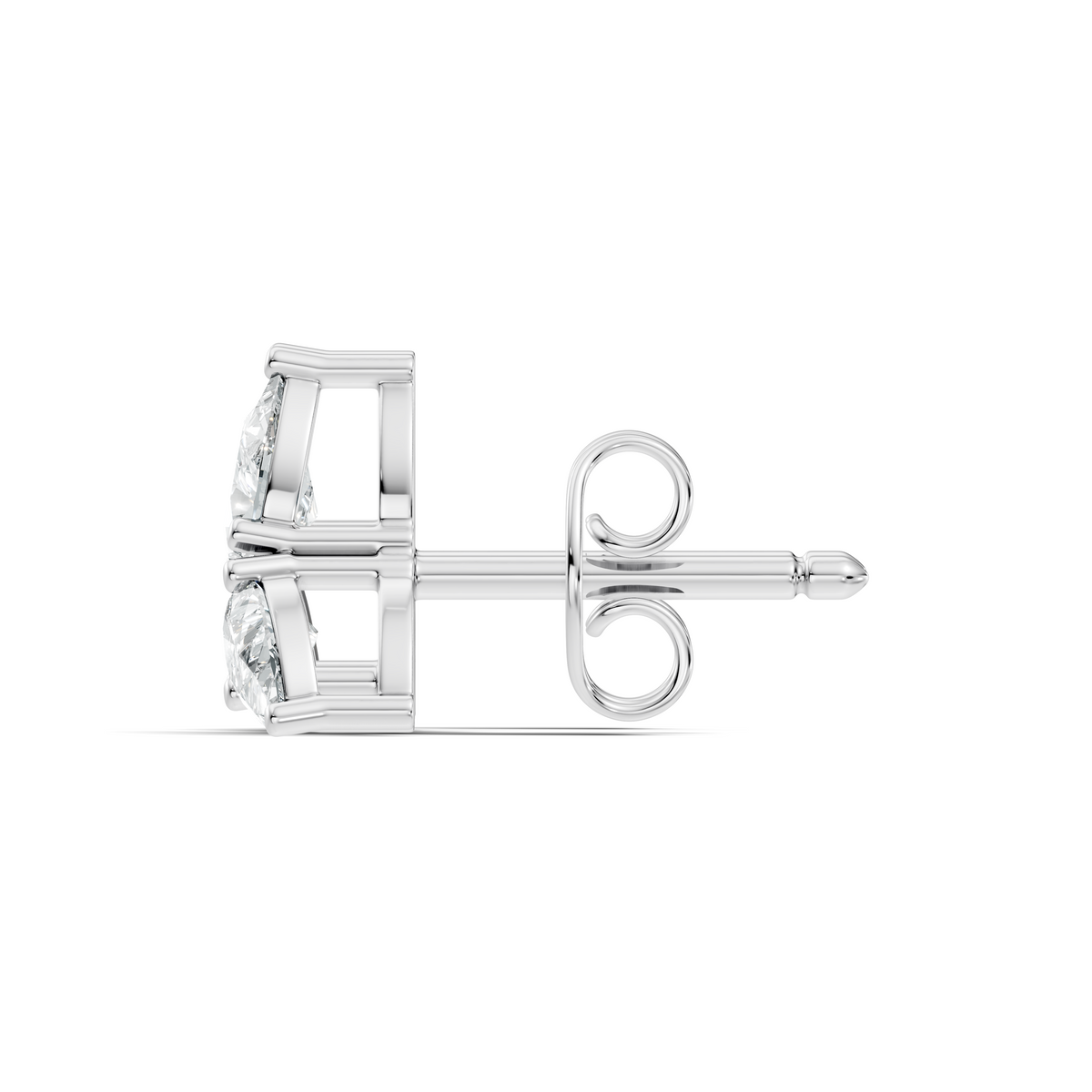 Pear-Cut Trinity Studs