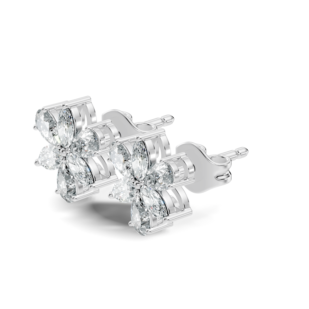 Marquise Petal Studs