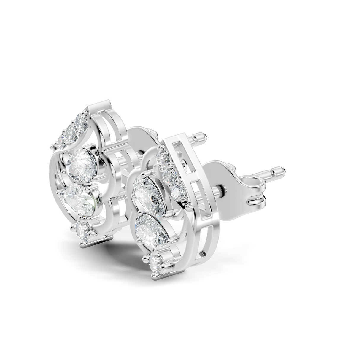 Dewdrop Filigree Studs
