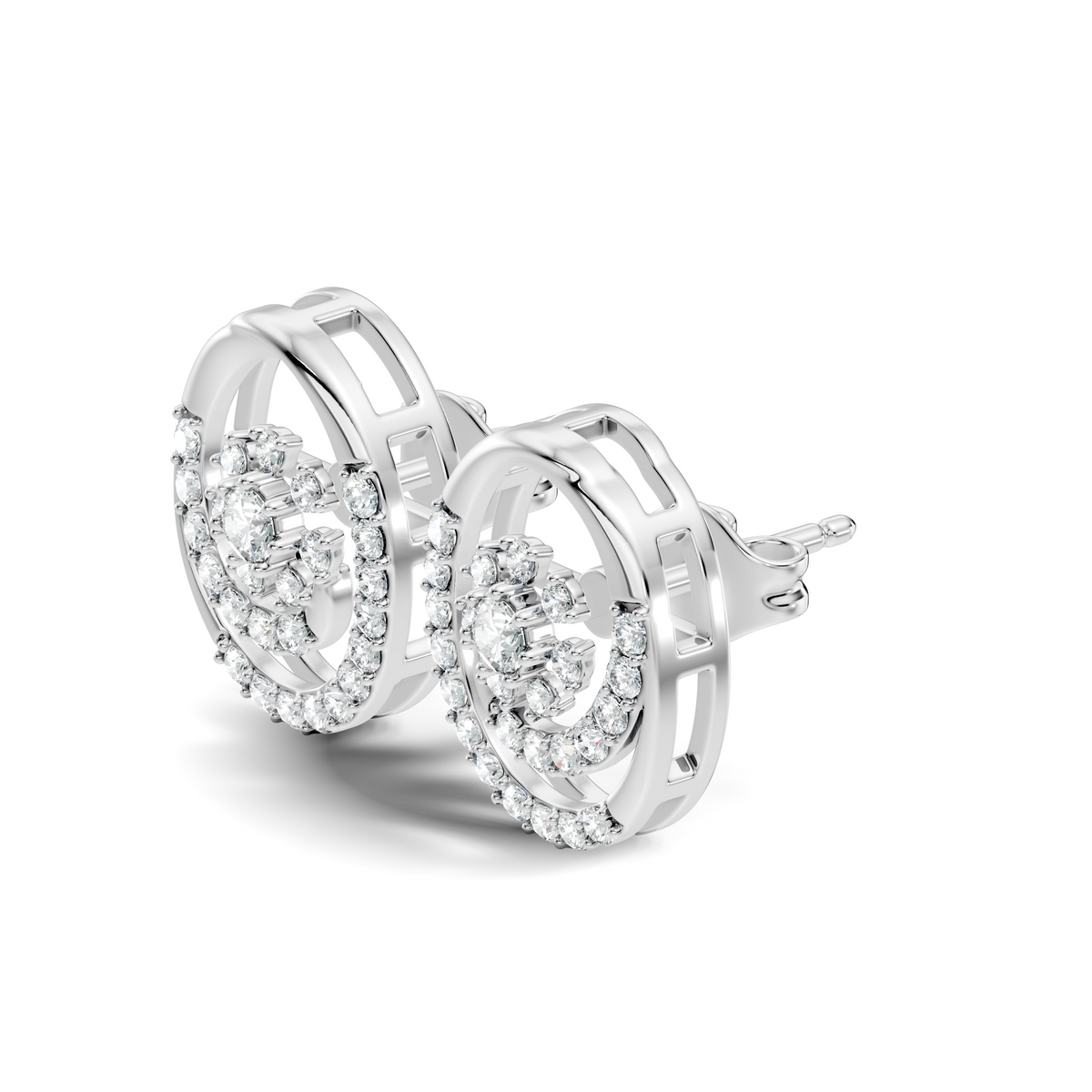 Radiant Spiral Studs
