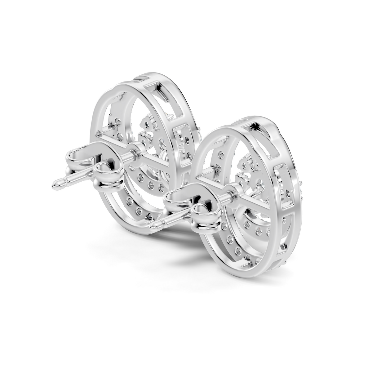 Radiant Spiral Studs