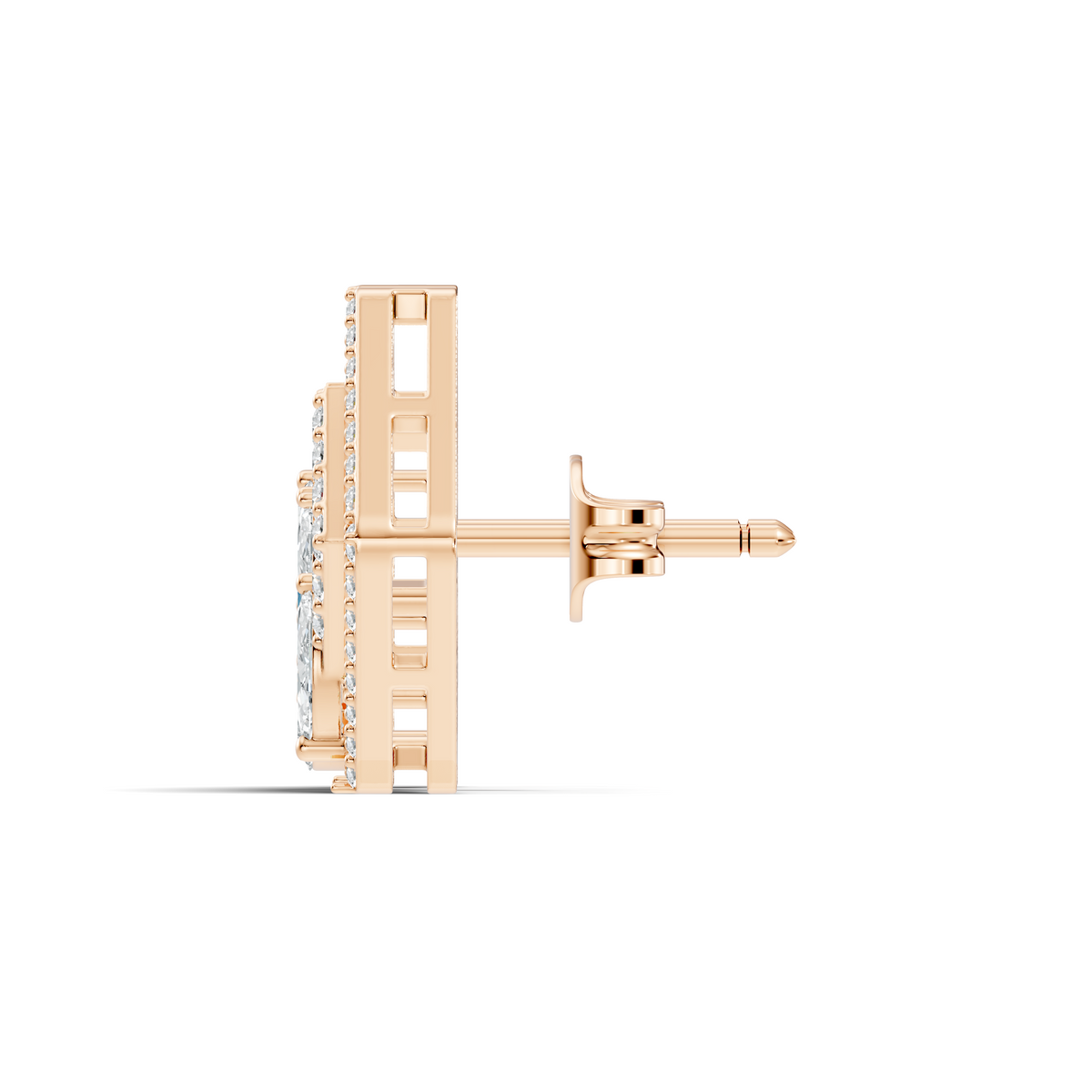 Origami Crystal Studs