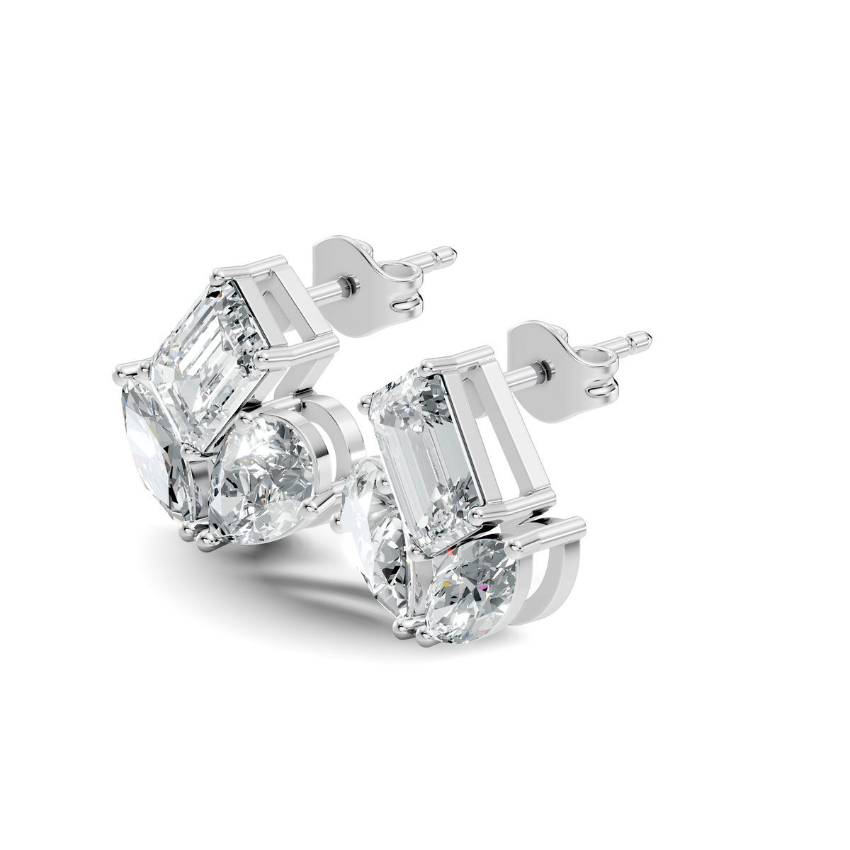Winged Trio Studs