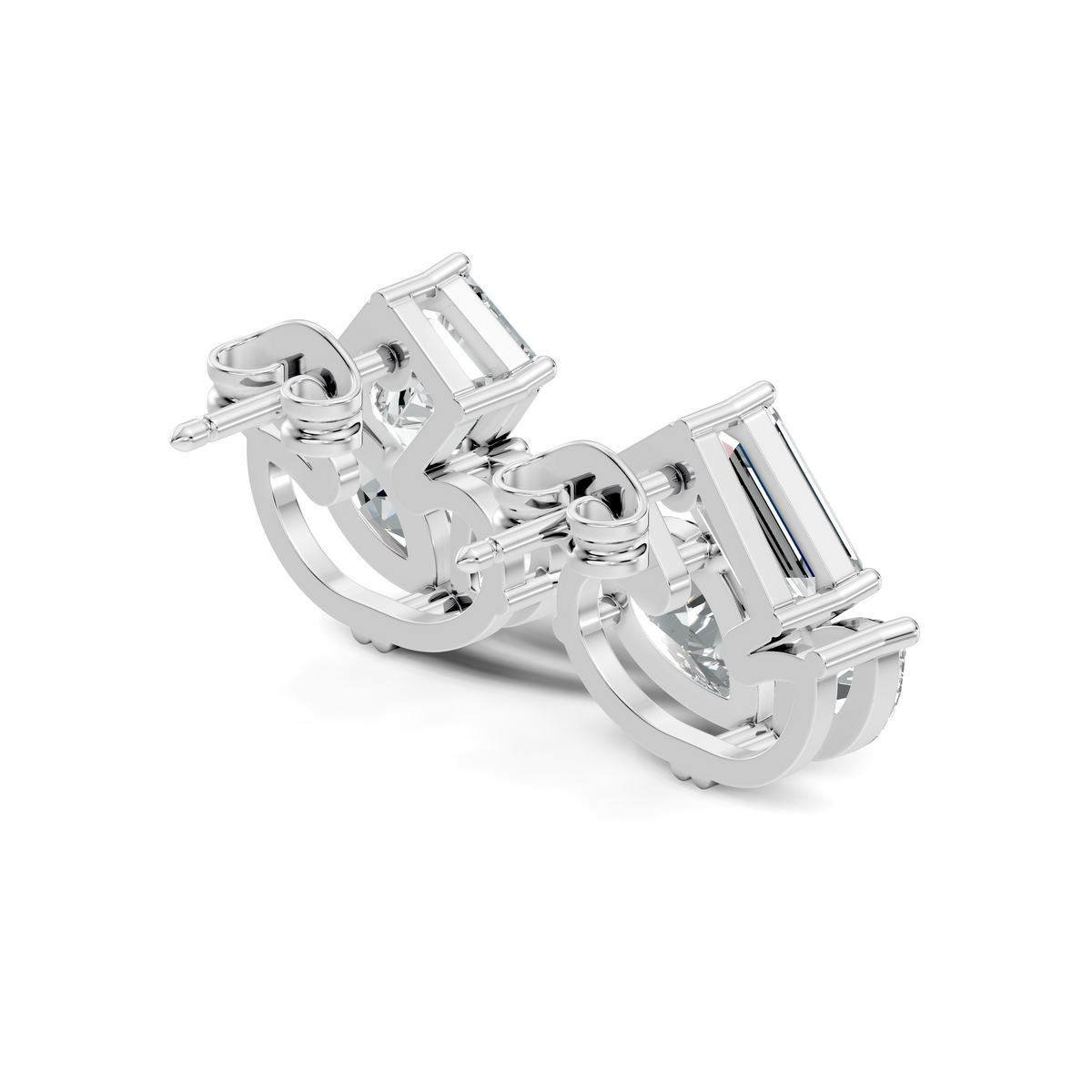 Winged Trio Studs