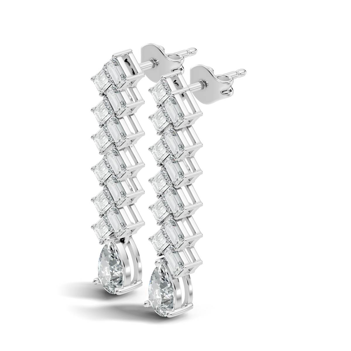 Crystal Herringbone Drops