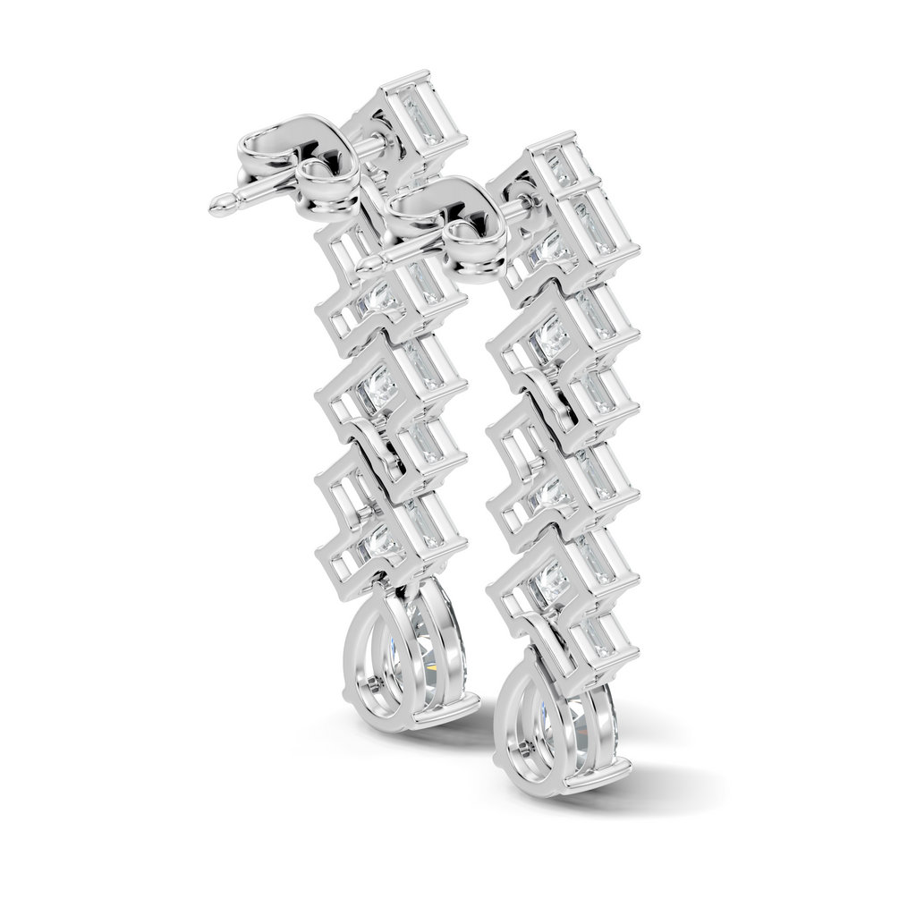 Crystal Herringbone Drops