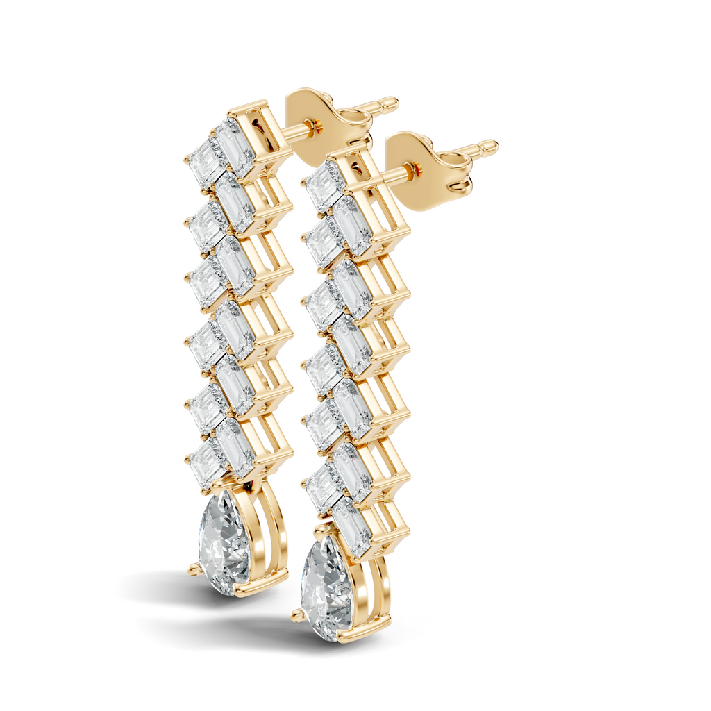 Crystal Herringbone Drops