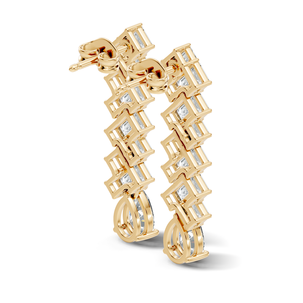 Crystal Herringbone Drops