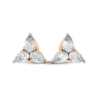 Pear-Cut Trinity Studs