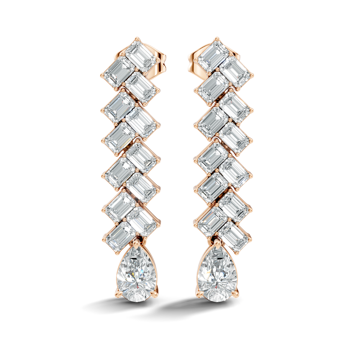 Crystal Herringbone Drops