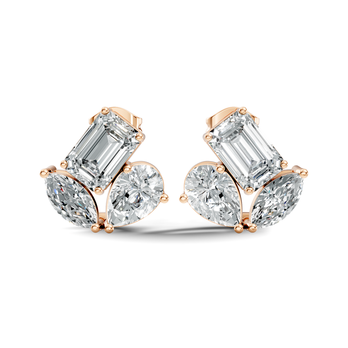 Winged Trio Studs