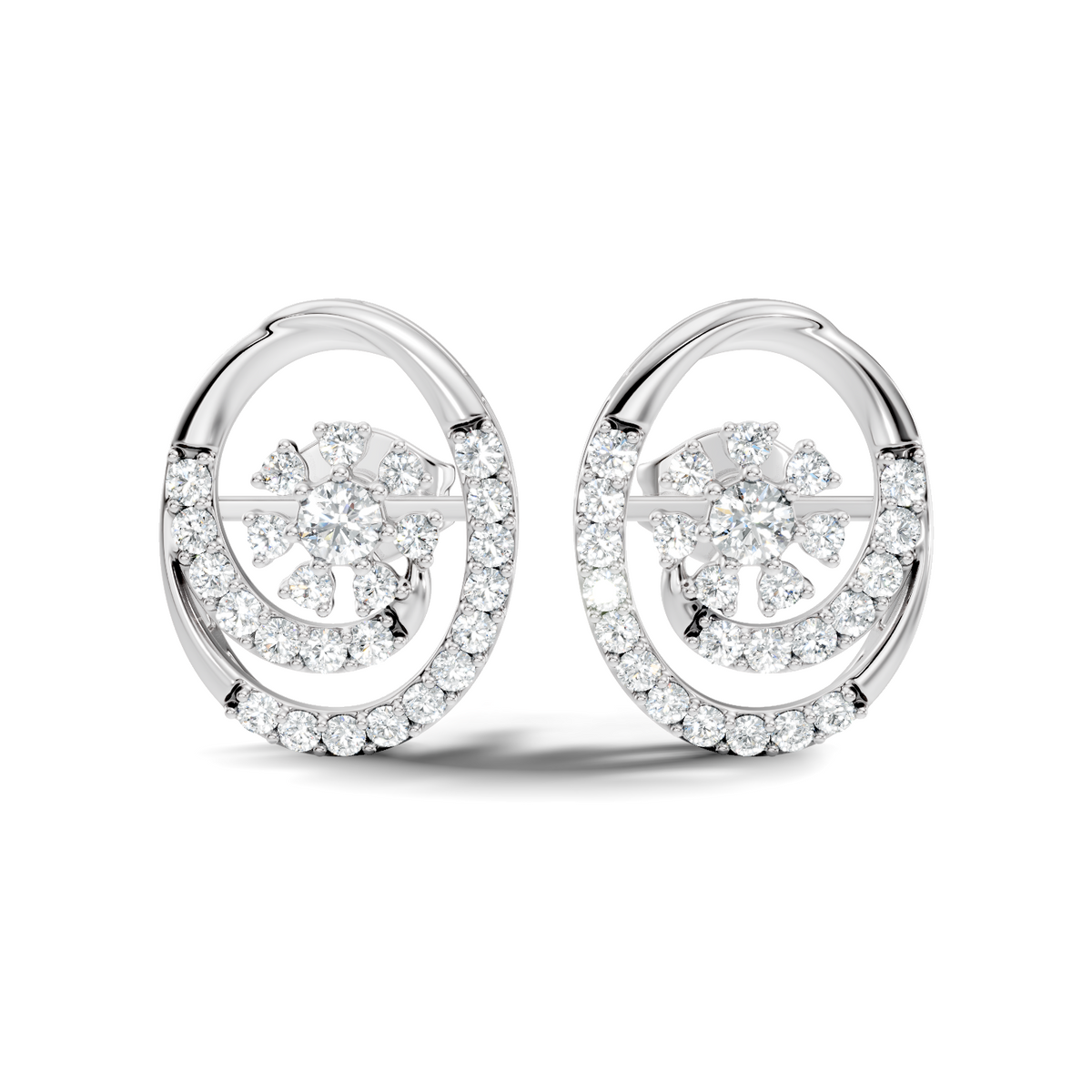 Radiant Spiral Studs