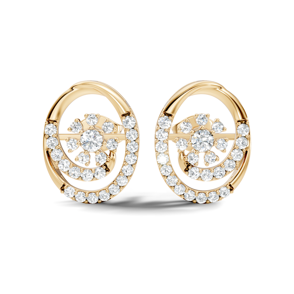 Radiant Spiral Studs