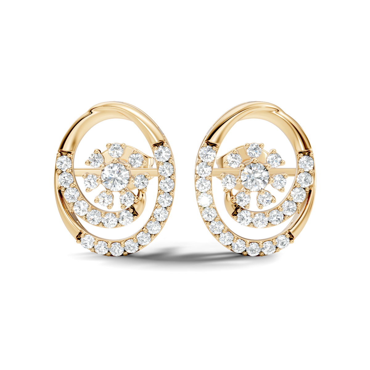 Radiant Spiral Studs