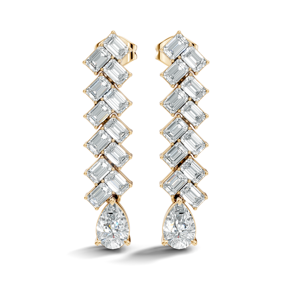 Crystal Herringbone Drops