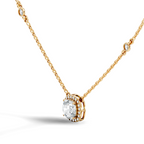Cushion Halo Pendant