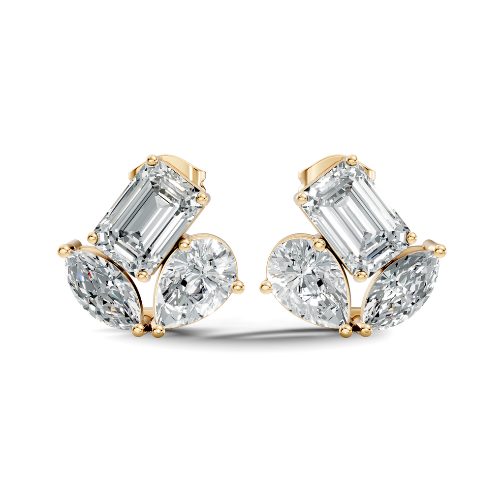 Winged Trio Studs
