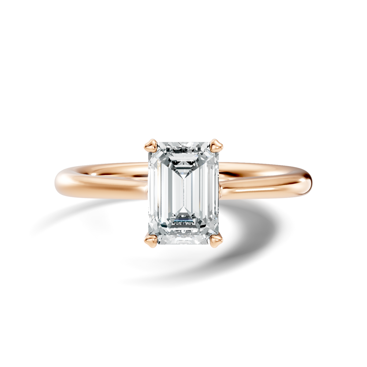 Amour Emerald-Cut Solitaire