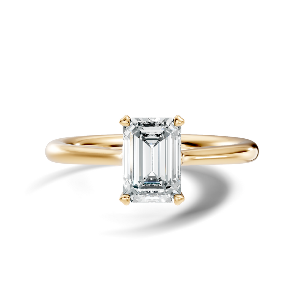 Amour Emerald-Cut Solitaire