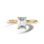 Amour Emerald-Cut Solitaire