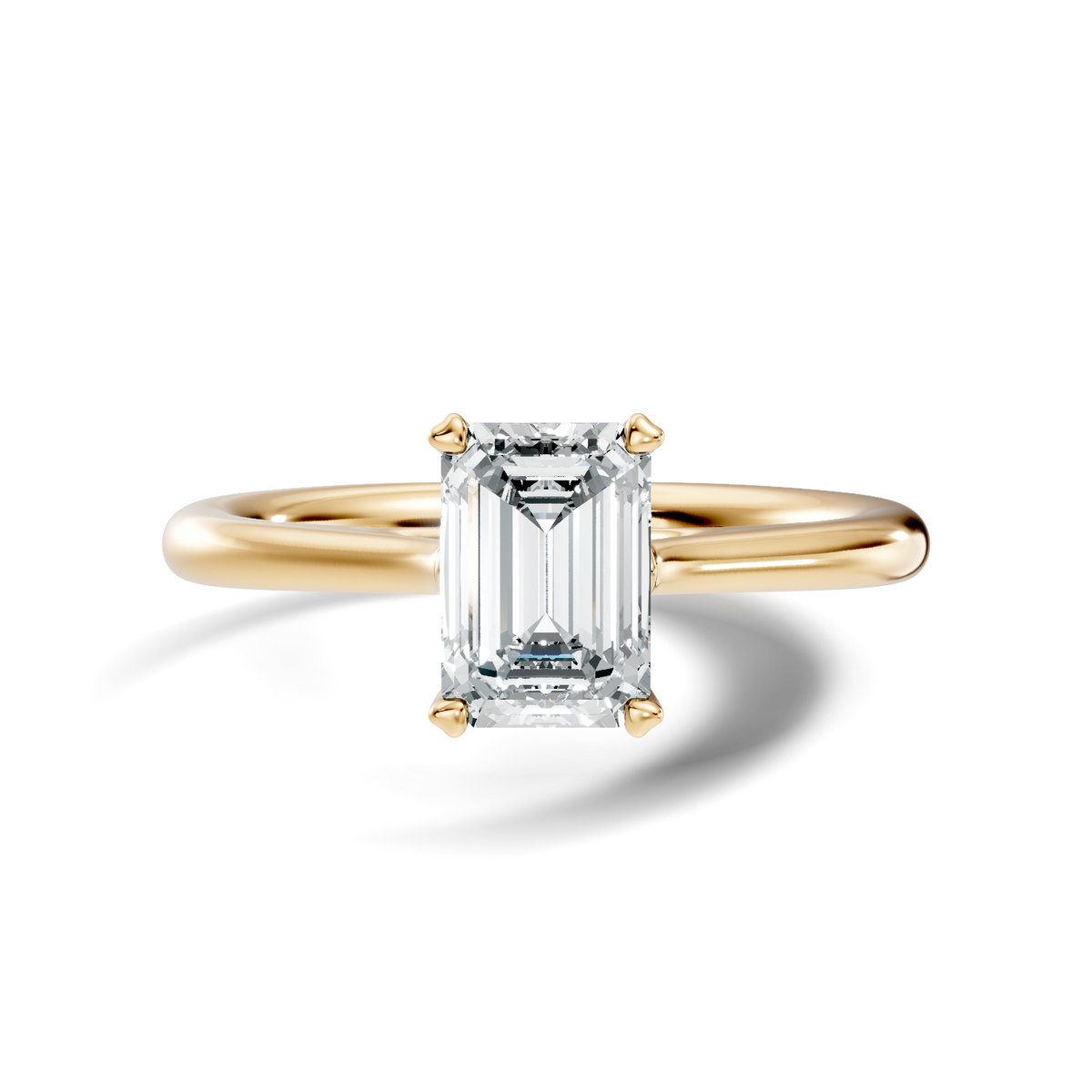 Amour Emerald-Cut Solitaire