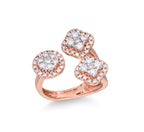 Trinity Contour Ring