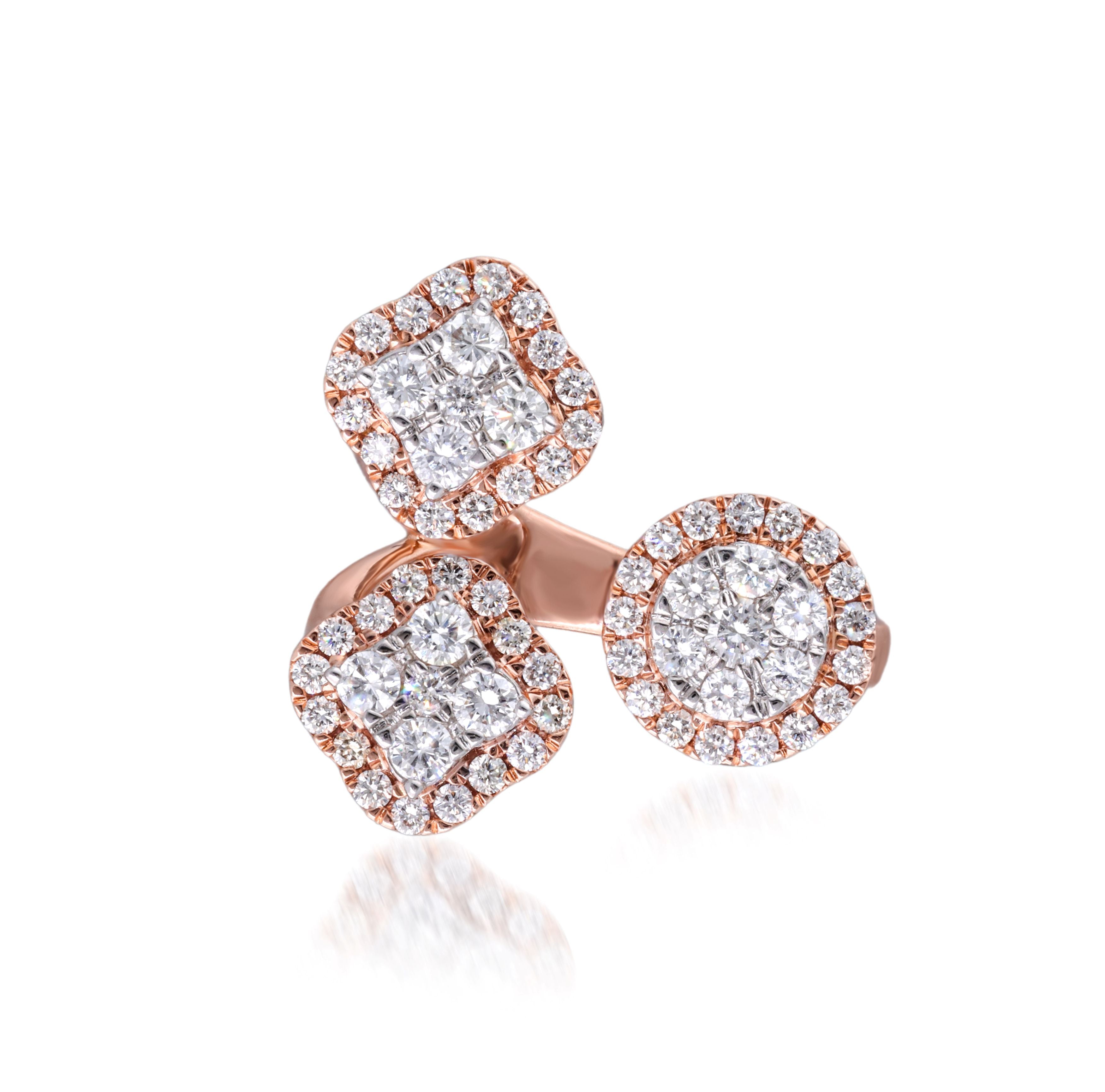 Trinity Contour Ring