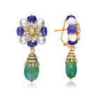 Tanzanite & Emerald Dynasty Set