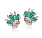Emerald Ribbon Cascade Set