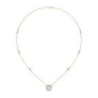 Cushion Halo Pendant